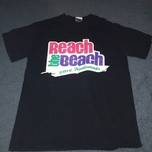 2012 reach the beach nations cheer T-shirt